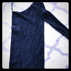 Bebe one sleeve dress